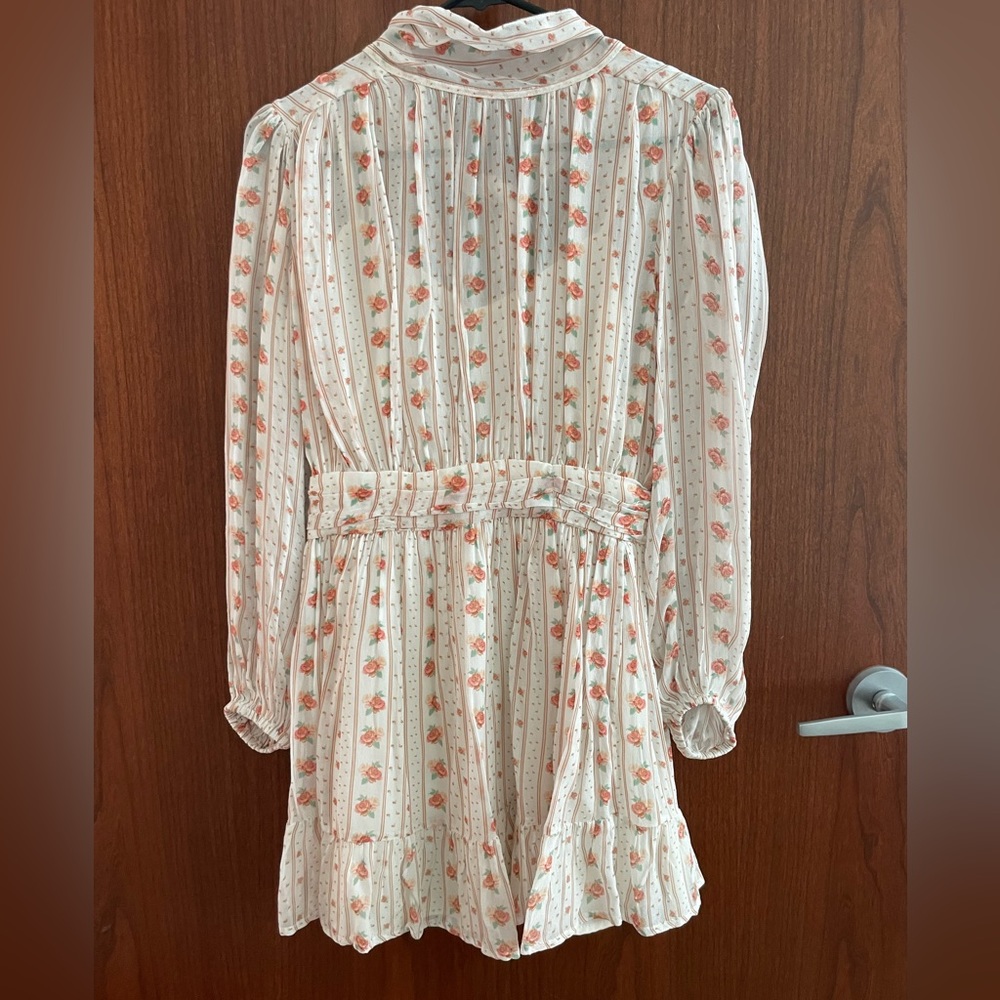 Anthro. Letmebe floral dress. Size XS